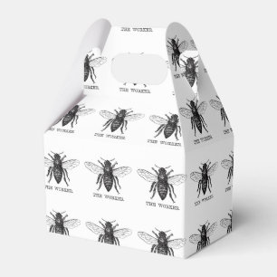 Caixinha De Lembrancinhas Bee Worker Honey Black Bumblebee