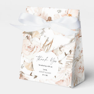 Caixinha De Lembrancinhas Beige neutro elegante, favor de casamento do jardi