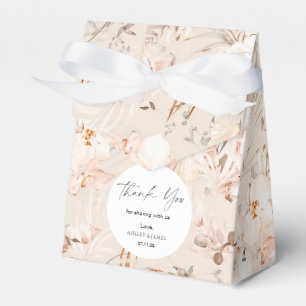 Caixinha De Lembrancinhas Beige neutro elegante, favor de casamento do jardi