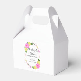 Caixinha De Lembrancinhas Beijos de Borboleta Para o Futuro Chá de Panela da