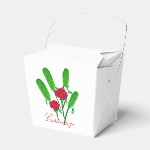 Caixinha De Lembrancinhas Belo Buquê de picles com Rosas Thunder_Cove