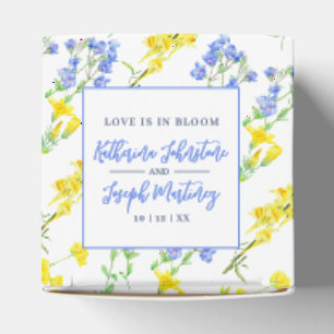 Caixinha De Lembrancinhas Belo casamento floral de flor silvestre