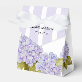 Caixinha De Lembrancinhas Belos Tons De Hortênsia Violeta Azul