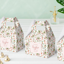 Caixinha De Lembrancinhas Berry First Birthday Favor Box