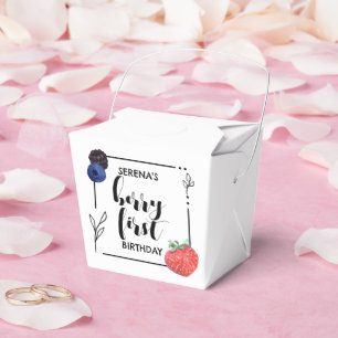 Caixinha De Lembrancinhas Berry First   PRIMEIRO ANIVERSARIO   Mistura de be