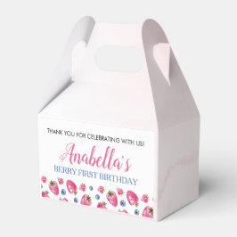 Caixinha De Lembrancinhas Berry Sweet Birthday Favor Box Strawberry Theme