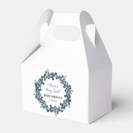 Caixinha De Lembrancinhas Berry Sweet Chá de fraldas Blueberry Baby Boy