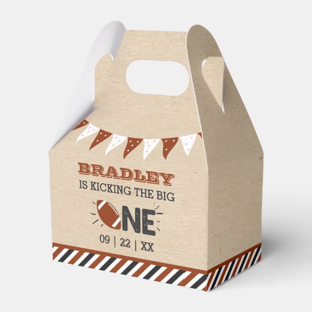 Caixinha De Lembrancinhas Bicking O Grande | primeiro aniversario de futebol (Frente)