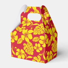 CAIXINHA DE LEMBRANCINHAS BIQUÍNI ROSA (VERMELHO/DOURADO)