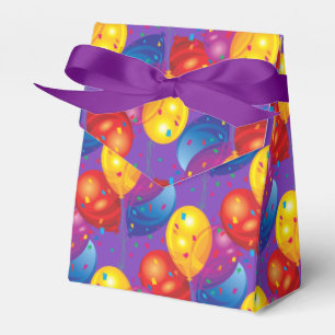 Caixinha De Lembrancinhas Birthday Balloons Favor Box