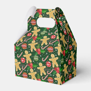 Caixinha De Lembrancinhas Biscoitos de Pão-de-Pão de Natal