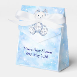 Caixinha De Lembrancinhas Blue Chinoiserie Baby Shower Favor Box
