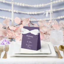 Boho Chic Dusty Purple Grande Obrigado Casamento