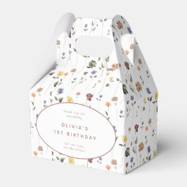 Caixinha De Lembrancinhas Boho Floral Wildflower |