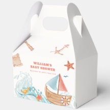 Boho Ocean Boy Adventure Chá de fraldas