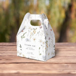 Caixinha De Lembrancinhas Boho Wildflower Chá de panela<br><div class="desc">Obrigado de flor silvestre de boho moderno você favorece a caixa com um padrão de aquarela floral com flores silvestres delicadas.</div>