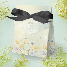 Caixinha De Lembrancinhas Boho Wildflower Rustic Green Wedding