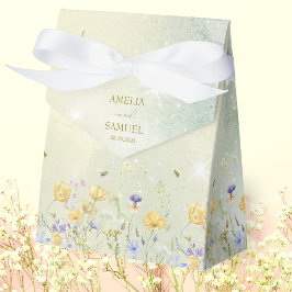 Caixinha De Lembrancinhas Boho Wildflower Rustic Green Wedding