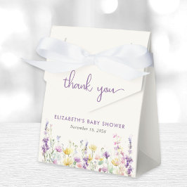 Caixinha De Lembrancinhas Boho Wildflower Watercolor Baby Girl Chá