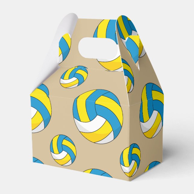 Caixinha De Lembrancinhas Bola de Voleibol de Cartoon (Frente)