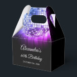 Caixinha De Lembrancinhas Bola Disco da Festa de aniversário 60 roxa 70<br><div class="desc">Faça seus convidados se sentirem como estrelas da discoteca com nossa Caixa de Favor da Bola Disco da Festa de aniversário 60ª Roxa 70. Estas caixas de favores são a forma perfeita de mandar seus amigos e família para casa com um toque de nostalgia dos anos 70 depois de sua...</div>