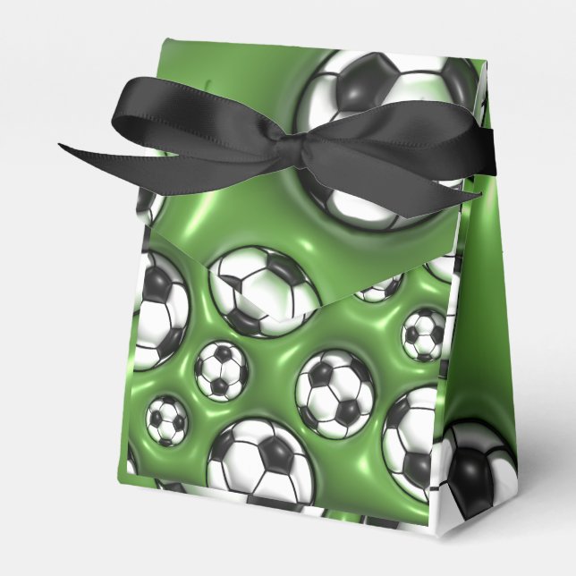 Caixinha De Lembrancinhas Bolas de futebol (Frente)