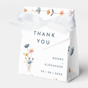 Caixinha De Lembrancinhas Bold Elegant Floral Weding Obrigado