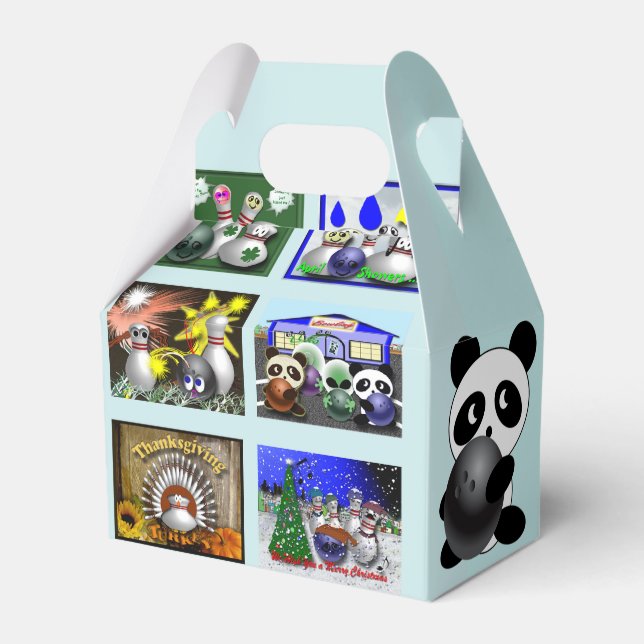 Caixinha De Lembrancinhas Boliche (Frente)