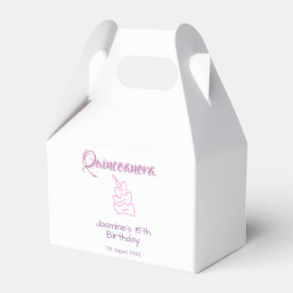 Caixinha De Lembrancinhas bolo de aniversário de 15 anos da quinceanera roxo
