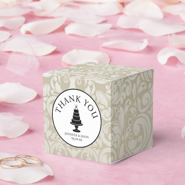 Caixinha De Lembrancinhas Bolo de Casamento (Casamento)