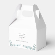 Bolo De Casamento De Folhagem De Cor Azul Simples