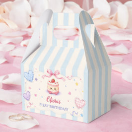 Caixinha De Lembrancinhas Bolo Fofo Festa de 1º Aniversário