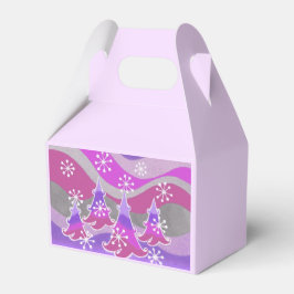 Caixinha De Lembrancinhas Bolsa de inverno Favoritos de roxo