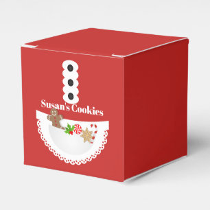 Caixinha De Lembrancinhas Bolsa de Natal de Baker Apron gingerbird