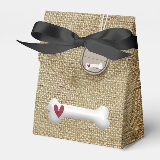 Caixinha De Lembrancinhas Bolsas Doggie Treat (Frente)