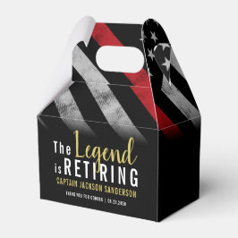 Caixinha De Lembrancinhas Bombeiro Partido da Reforma da Linha Vermelha Band