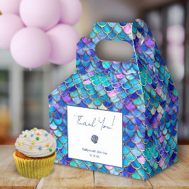 Caixinha De Lembrancinhas Bonita Sereia Festa de aniversário De Meninas Muit