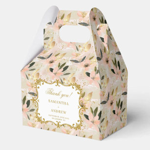 Caixinha De Lembrancinhas Bonito Blush Dourado Boho Casamento Keepsakes
