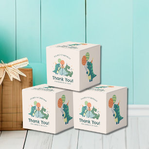 Caixinha De Lembrancinhas Bonito Dino-Mite Dinossauro Aniversário Obrigado