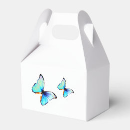 Caixinha De Lembrancinhas Borboleta Azul