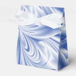 Caixinha De Lembrancinhas Borboleta Fractal Azul Claro