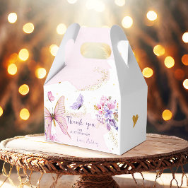Caixinha De Lembrancinhas Borboleta Gable Box Jardim Floral Bebê Aniversário