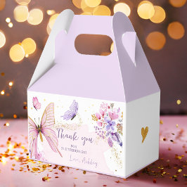 Caixinha De Lembrancinhas Borboleta Gable Box Jardim Floral Bebê Aniversário