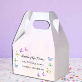Caixinha De Lembrancinhas Borboletas Coloridas Aniversário