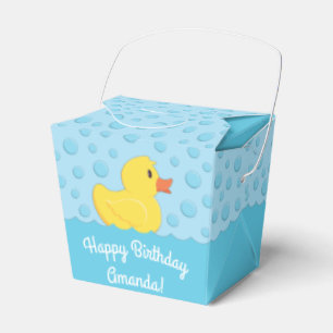 Caixinha De Lembrancinhas Borracha Ducky Party Kids Baby