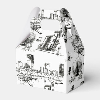 Caixinha De Lembrancinhas Boston Toile