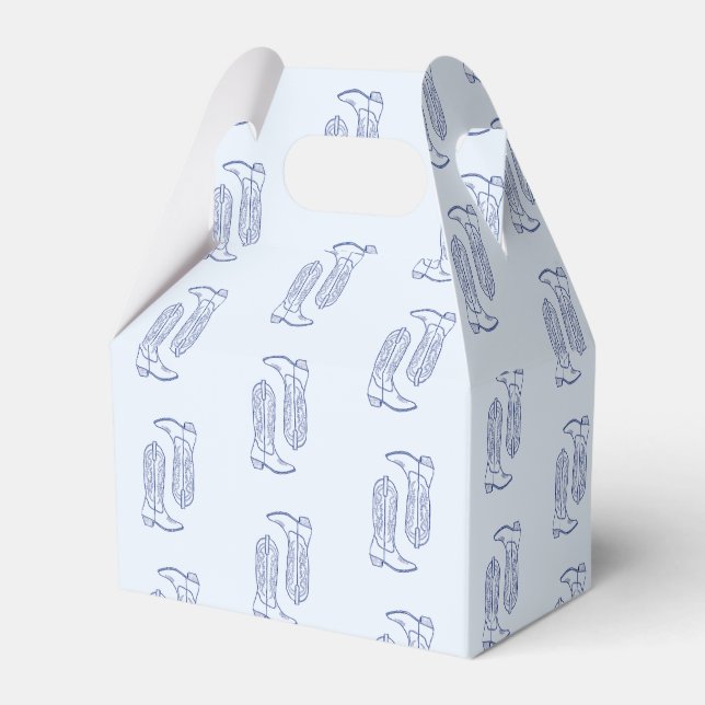 Caixinha De Lembrancinhas Bota de cowboy (Frente)