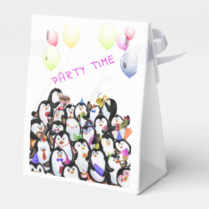 Caixinha De Lembrancinhas Boxes Pinguins Felizes