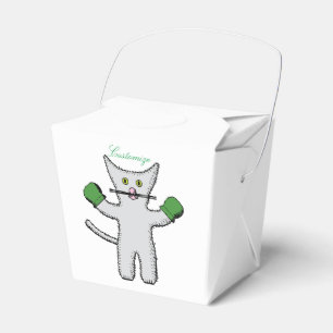 Caixinha De Lembrancinhas Boxin Kitten com Mittens Thunder_Cove