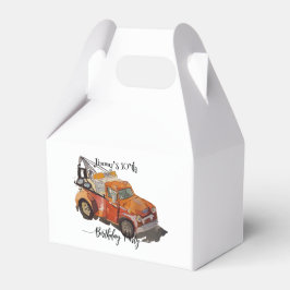 Caixinha De Lembrancinhas Boys birthday party with wrecker